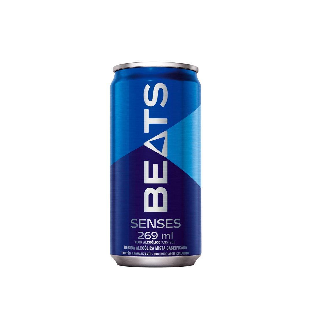 Skol Beats Senses Lata 269 Ml lá - MEUBRASILONLINE