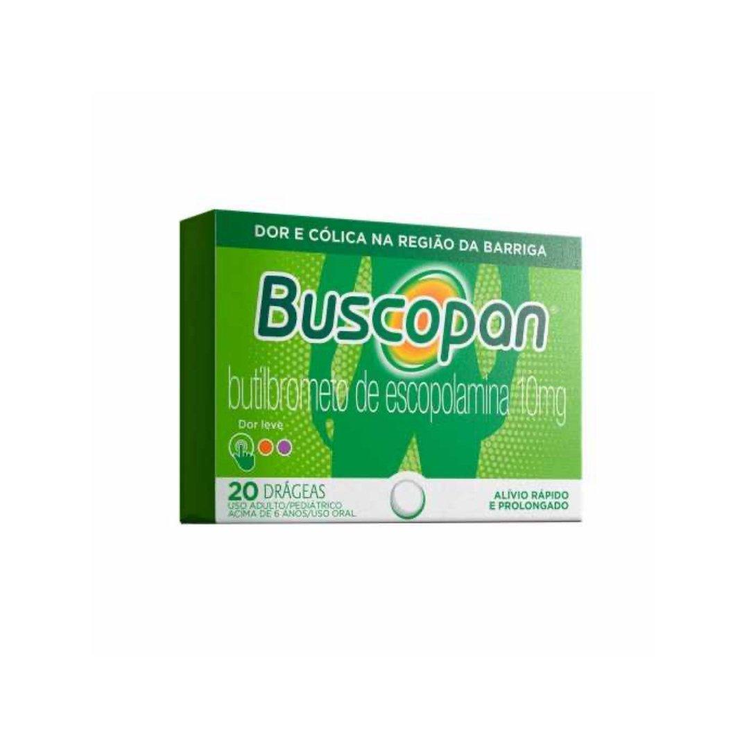 Buscopan® 10Mg Com 20 Drágeas - MEUBRASILONLINE