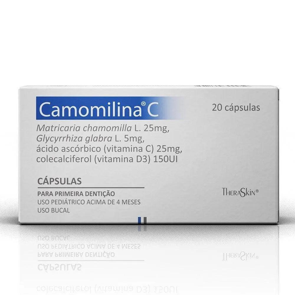 Camomilina C 20 Cápsulas - MEUBRASILONLINE