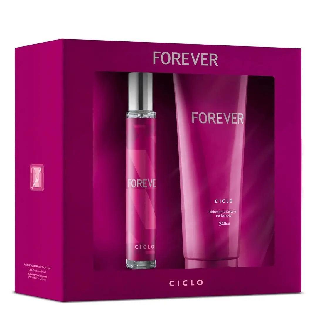 CICLO KIT FOREVER COL 30ML+HIDRATANTE 240ML - MEUBRASILONLINE